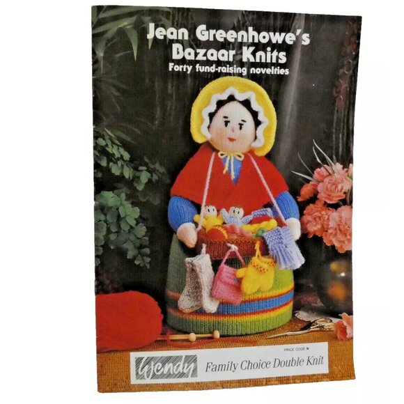 Pattern Book Jean Greenhowe Bazaar 40 Fund Raising Projects British Double Knit - Picture 1 of 13